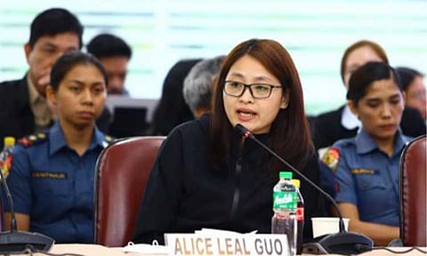 Dismissed mayor Alice Guo (PNA photo by Joan Bondoc)