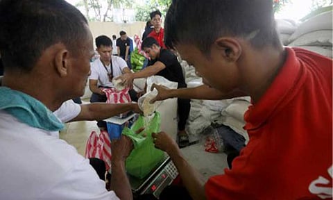 RICE FOR ALL. Consumers avail of the government’s Rice-For-All program at the Bureau of Plant Industry (BPI) in Manila on Aug. 1, 2024. The program is the "most approved" government initiative, according to the latest survey results conducted by Publicus Asia on Sept. 15-19. (PNA photo by Yancy Lim)