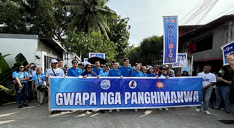 Partido Kusog Talisaynon during their filing of COC, Wednesday.(Teresa D. Ellera)