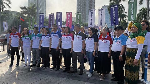 MANILA. The Makabayan Coalition senatorial slate.