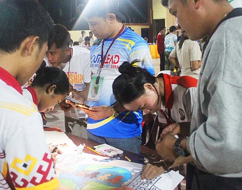 ZAMBOANGA. Eighty-six student leaders and Sangguniang Kabataan federation members participate in a three-day Youth Leadership Summit (YLS) in Buug, Zamboanga Sibugay province. A photo handout shows the student leaders and SK federation members actively participating in the workshop during the summit from September 27 to 29 at the Mindanao State University-Buug campus.