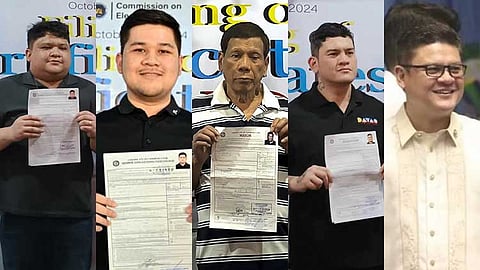 5 Dutertes vie for key positions in 2025 polls