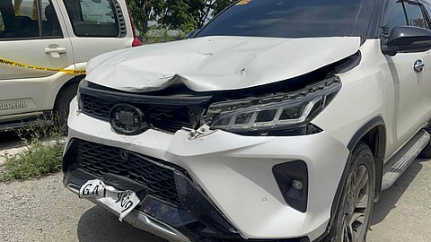 SUV linked to hit-and-run accident that killed 2 found in Consolacion