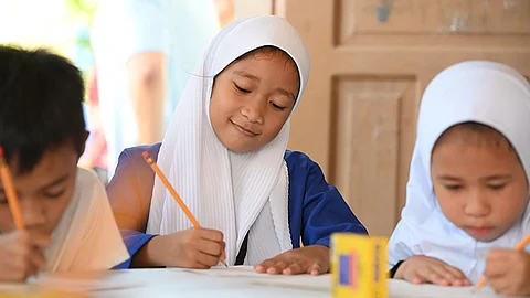 DAVAO. Students from the Adopt-a-Madrasah program.