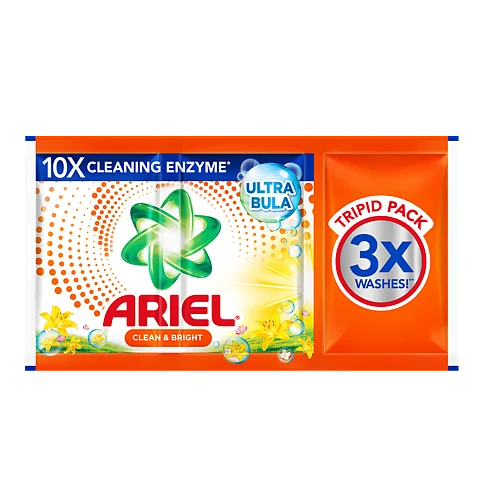 Ariel Clean & Bright Tripid Pack.