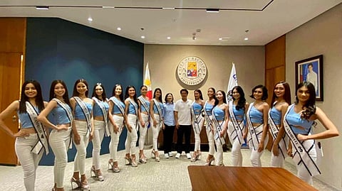 Miss Bacolod MassKara 2024 candidates meet Mayor Albee Benitez