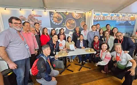 COLLABORATION. Bacolod City officials and Slow Food International representatives pose for a photo at the signing of the memorandum of agreement to establish Bacolod as the slow food hub in Asia-Pacific in Turin, Italy on Sept. 27, 2024. The agreement covers the development of Slow Food programs in Negros, which includes the promotion of food education, building networks, hosting of events, and the establishment of a Slow Food International office in the city.