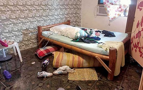 CEBU. The room where the 17-year-old girl was found dead.