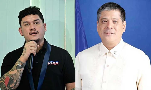 Davao City Mayor Sebastian Duterte and Special Assistant to the President Antonio Lagdameo Jr.