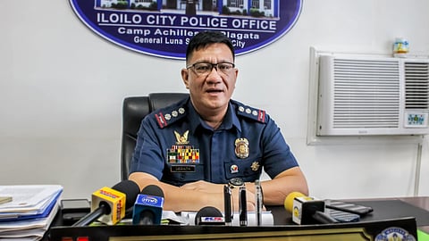 Iloilo City Police Director, Police Colonel Kim P. Legada, commends his personnel for their success in seizing over P14 million worth of illegal drugs and arresting 45 suspects during operations from October 1 to October 15, 2024. The city's anti-crime efforts also led to 24 arrests of wanted persons and significant action against illegal gambling and loose firearms. (Photo by Icpo)