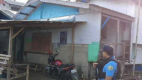 ZAMBOANGA. In this photo provided by the Philippine National Police Regional Office 9, a policeman checks an area Friday, October 18, 2024, where an American identified as Elliot Onil Eastman, from Vermont, was reportedly abducted by gunmen in Sibuco town, Zamboanga del Norte province.
