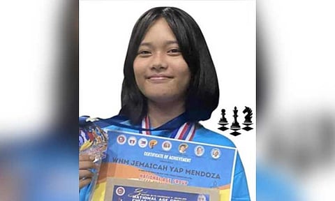 World Youth Championship-bound Jemaicah Yap Mendoza of the Philippines put up a brave stand against No.9 WFM Mukherjee Bristy of India and forced a draw by repetition of moves in the seventh round of the 2024 Asian Juniors and Girls Chess Championships at the Knights Templar Hotel here on Friday, October 18, 2024.