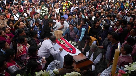 Hundreds mourn Catholic priest killed in Mexico