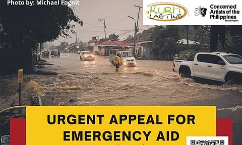 In the wake of the devastating Typhoon Kristine, which has left thousands displaced and critical infrastructure severely damaged, the Kurit-Lagting Art Collective and the Bicol Chapter of Concerned Artists of the Philippines (CAP Bicol) have launched an urgent fundraiser to support affected communities in the Bicol region.