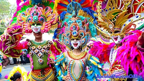 Barangay Granada grand slam champion in the 45th MassKara festival Street dance and arena competition.