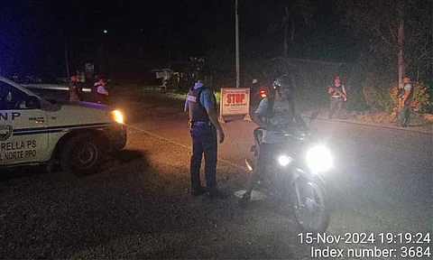 The New Corella Municipal Police Station placed a checkpoint in the area following the recent string of fatal shootings. The municipal government has implemented a strict curfew beginning Thursday night, November 13, 2024, in relation to the recent shooting incidents.