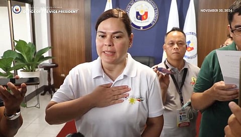 Duterte spends night in Congress amid detention of staff