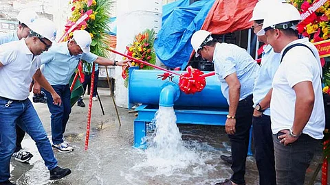 Desalination plant linked to dried wells