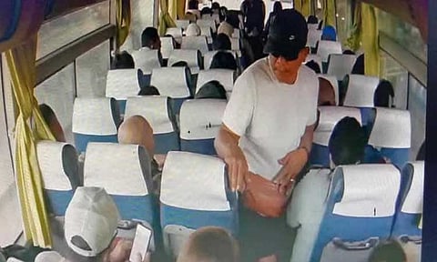 A manhunt operation is underway by the Davao del Norte police following a robbery committed by two men on a bus in Carmen, which resulted in the fatal shooting of a passenger on December 28, 2024. The suspects were identified through CCTV footage provided by the bus company to the authorities.
