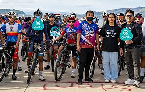 CoinEx sponsors New-Year Criterium Bike Race in Tanauan City