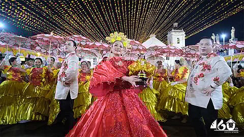 CEBU. The Cofradia del Sto. Niño de Cebu–Singapore Chapter presented their "Halad Sinulog" at the Pilgrim Center on Sunday, January 12, 2025.