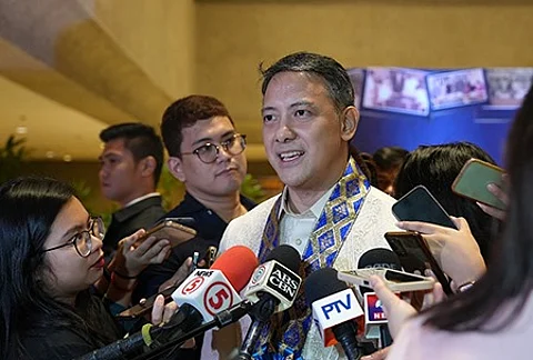 BIR Commissioner Romeo D. Lumagui, Jr. answers media queries during an ambush interview.