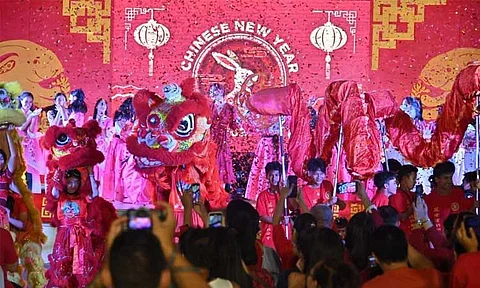 The celebration of the 2023 Chinese New Year at the Rizal Park on Saturday, January 21.