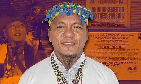Jorgeto Corpuz Santisas, also known as "Datu Adlaw," along with approximately 40 of his companions, is set to face several charges due to the concern and alarm they caused among the residents of Surigao City on January 24. Datu Adlaw, who introduced himself as the Supreme Adviser and Provincial Chieftain of Surigao del Sur, along with his group, reportedly padlocked several establishments in Surigao, claiming they were asserting rights over "ancestral land."