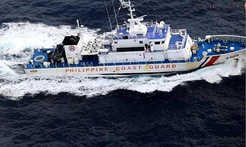 Philippine Coast Guard's BRP Cabra (PCG photo)