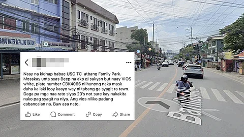 FB post claims woman abducted in Talamban; investigation ongoing