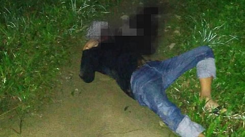 Suspek nailhan, tsinelas nahibilin sa crime scene