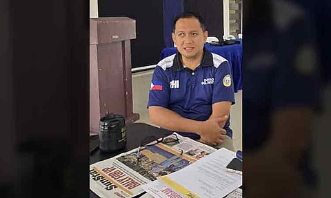 MODEST TARGET. Davao del Norte provincial sports coordinator Giovanni Gulanes says the province aims to win 100 gold medals in the Davao Region Athletic Association (Davraa) Meet 2025 set on March 9 to 15, 2025.