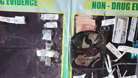 Drug den dismantled, 11 suspects arrested