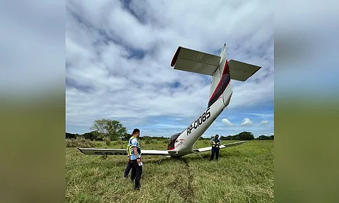 Training aircraft makes emergency landing in Bulacan