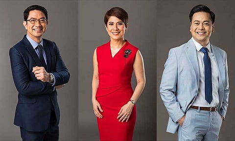 Ivan Mayrina, Pia Arcangel and Nelson Canlas.