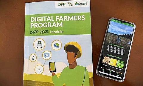 The Digital Farmers Program module and a mobile application are used to teach farmers how to leverage technology for better farm management and productivity.