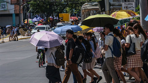 PH under rising heat; isolated rains seen in Mindanao