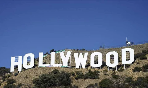 Hollywood sign.