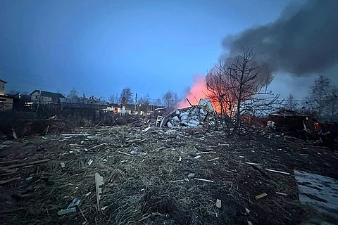 Russian air defenses shot down 337 Ukrainian drones over 10 regions, Russia's Defense Ministry says