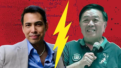 (From left) Richard Foronda Heydarian, Cagayan de Oro City Councilor George Goking
