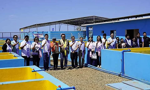 MARINE HATCHERY. The Bureau of Fisheries and Aquatic Resources inaugurated the P32-million legislated Multi-Species Marine Hatchery in Barangay Quinawan, Bagac, Bataan, the first of its kind in Central Luzon. (Photo courtesy of BFAR)