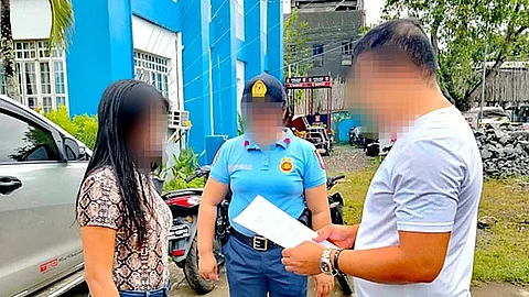 Police arrested Ferly, 31, the rank nine most wanted person in Capiz, for human trafficking and online sexual exploitation on March 19, 2025, in Roxas City. She remained in custody, awaiting court proceedings. (Photo courtesy of Roxas Component City Police Station)