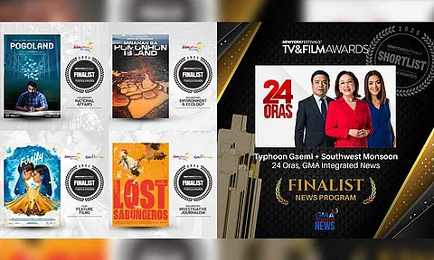 GMA Network earns 5 nominations at the 2025 New York Festivals TV & Film Awards