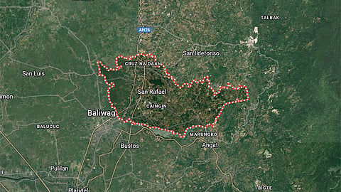 San Rafael, Bulacan map