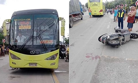 Indian national killed in Argao bus-motorcycle crash