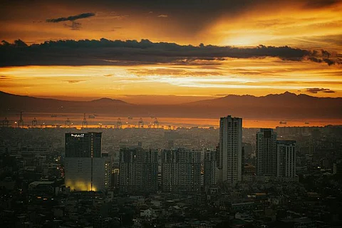 Manila skyline.