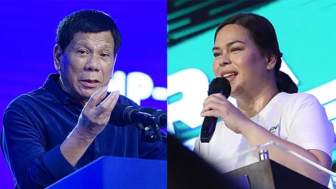 Rodrigo Duterte and Sara Duterte