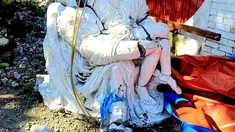 Demolisyon sa Memorial Park sa Catbalogan City gisupak