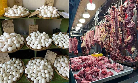 Pork, egg prices remain high in Davao City markets