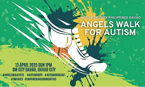 Around 2,000 participants are expected to join the annual Angels Walk for Autism, which will take place on April 13, 2025, at SM City Davao to commemorate World Autism Month, according to an official from the Autism Society Philippines (ASP).